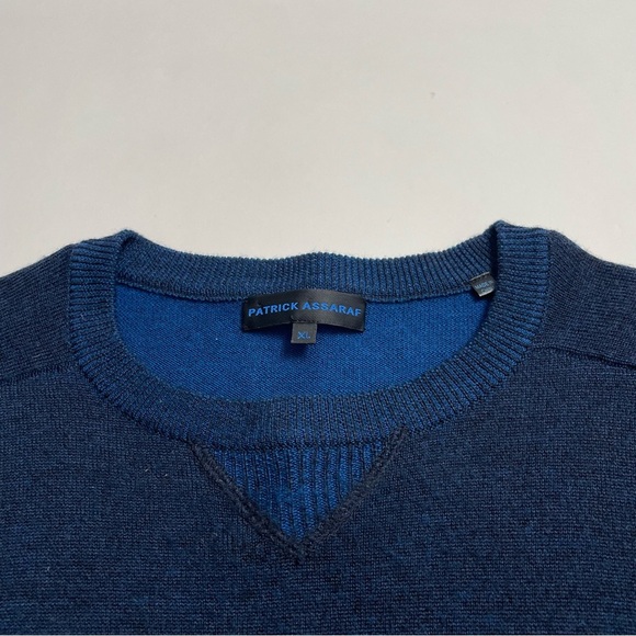 PATRICK ASSARAF merino wool crewneck sweater - Picture 3 of 5